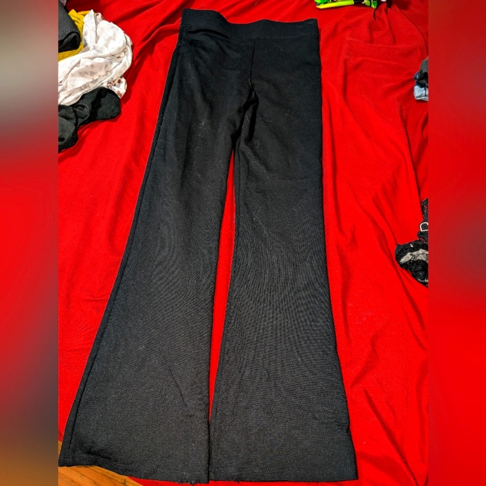 Nordstrom Black Wide Leg Girls Pants